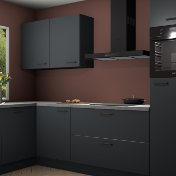 Onyxgrijze keuken Limonos 79729