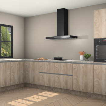 Cantaro eiken greeploze keuken Tychy 81810