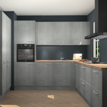 Beton parelgrijs keuken Regina 79869