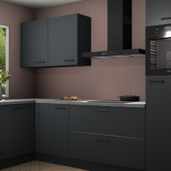 Onyxgrijze keuken Limonos 79728