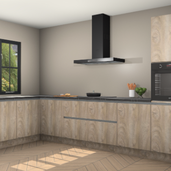 Cantaro eiken greeploze keuken Tychy 81823