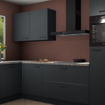 Onyxgrijze keuken Limonos 79790