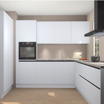 Sneeuwwitte greeploze keuken Regina 79524