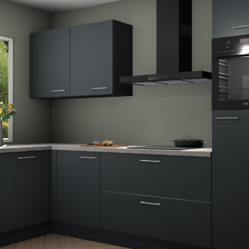 Onyxgrijze keuken Limonos 79815