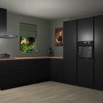 Zwarte greeploze keuken Laos 81505