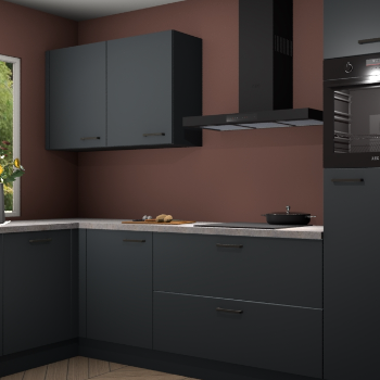 Onyxgrijze keuken Limonos 79823