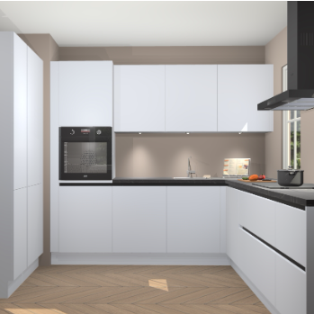 Sneeuwwitte greeploze keuken Regina 79536