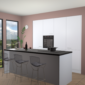 Sneeuwwit de keuken Rusiec 63644