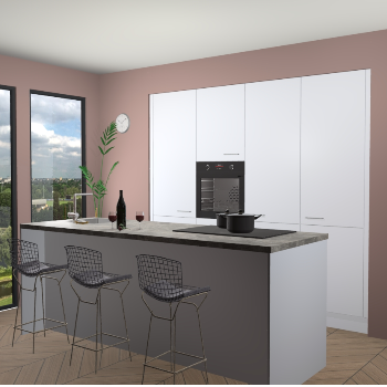 Sneeuwwit de keuken Rusiec 63650