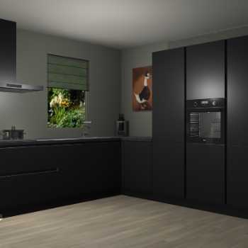 Zwarte greeploze keuken Laos 81555