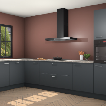 Onyxgrijze keuken Tychy 82032