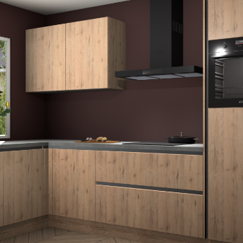 Madera Natuur greeploze keuken Limonos 79924