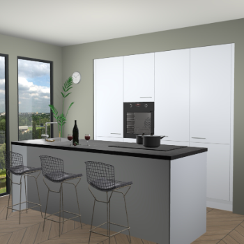 Sneeuwwit keuken Rusie 63675