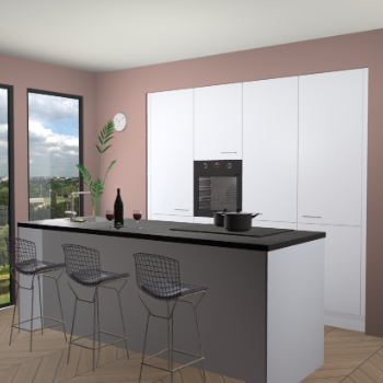 Sneeuwwit de keuken Rusiec 63676