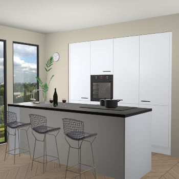 Sneeuwwit keuken Rusiec 63678