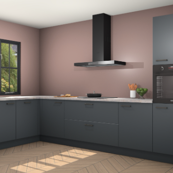 Onyxgrijze keuken Tychy 82048