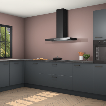 Onyxgrijze keuken Tychy 82054