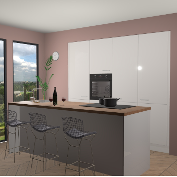 Zijdegrijs keuken Rusiec 67974