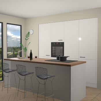 Zijdegrijs keuken Rusiec 67976