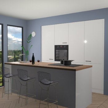 Zijdegrijs keuken Rusiec 67977