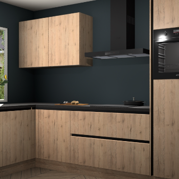Madera Natuur greeploze keuken Limonos 79956