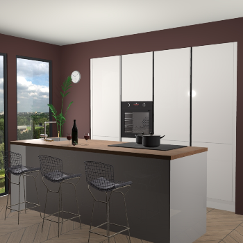 Zijdegrijs keuken Rusiec 67978