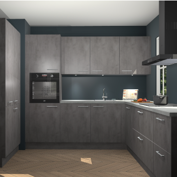 Beton antraciet keuken Regina 80248
