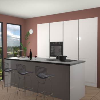 Zijdegrijs keuken Rusiec 68079