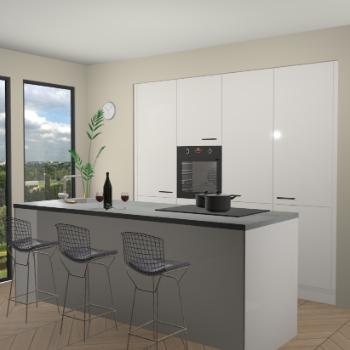 Zijdegrijs keuken Rusiec 68034