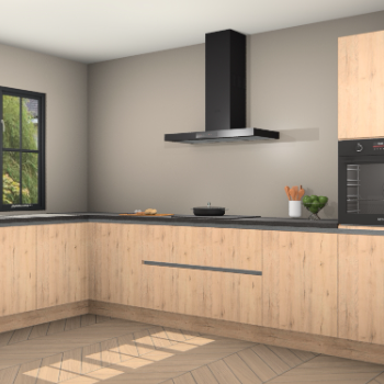 Madera natuur greeploze keuken Tychy 82094