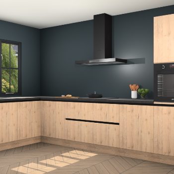 Madera natuur greeploze keuken Tychy 82097