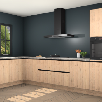 Madera natuur greeploze keuken Tychy 82109