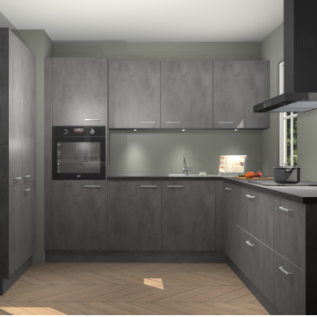 Beton antraciet keuken Regina 80255