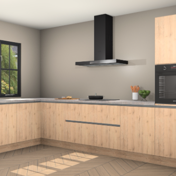 Madera natuur greeploze keuken Tychy 82119