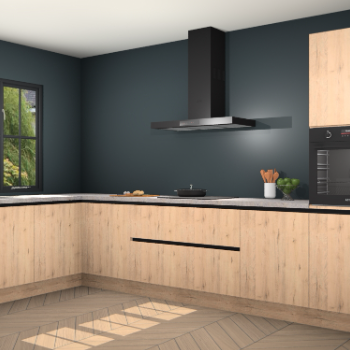 Madera natuur greeploze keuken Tychy 82122