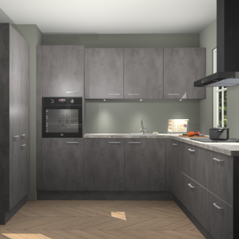 Beton antraciet keuken Regina 80261