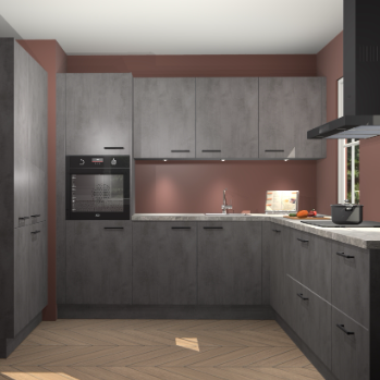 Beton antraciet keuken Regina 80263