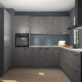 Beton antraciet keuken Regina 80264