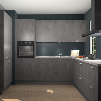 Beton antraciet keuken Regina 80266