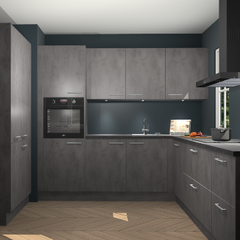 Beton antraciet keuken Regina 80272