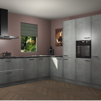 Beton Parelgrijs keuken Laos 81770