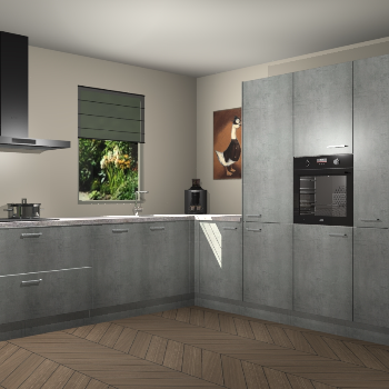 Beton Parelgrijs keuken Laos 81780