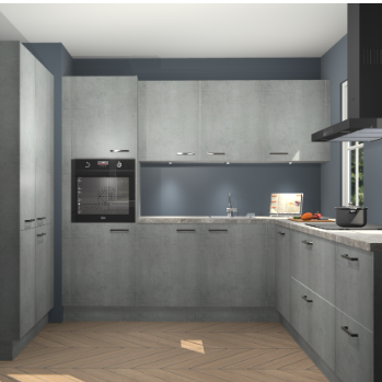 Beton parelgrijs keuken Regina 80039