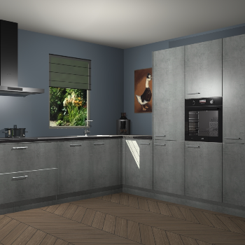 Beton Parejgrijs keuken Laos 81785