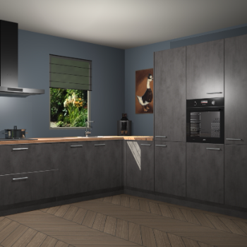 Beton Antraciet keuken Laos 81832