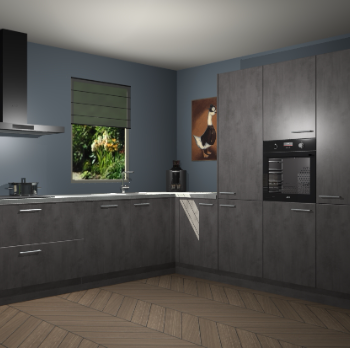 Beton Antraciet keuken Laos 81856