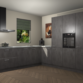 Beton Antraciet keuken Laos 81857