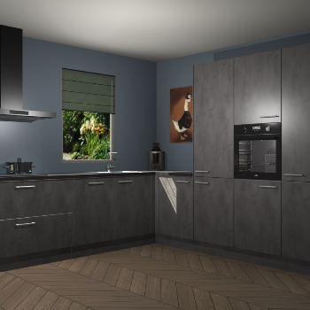 Beton Antraciet keuken Laos 81862