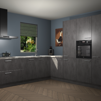 Beton Antraciet keuken Laos 81868