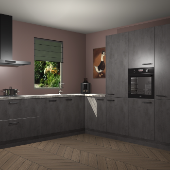 Beton Antraciet keuken Laos 81871